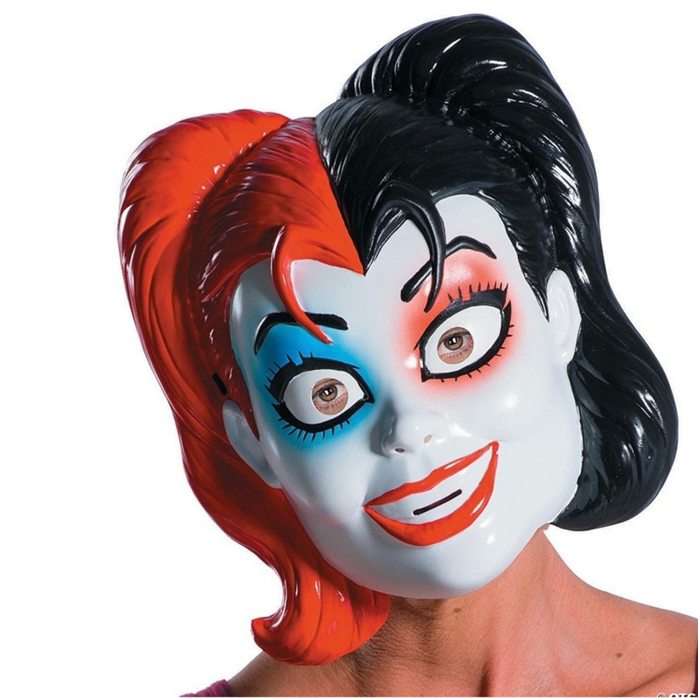 DC Comics Harley Quinn Harlequin Joker Clown Halloween Cosplay Masquerade Mask🃏